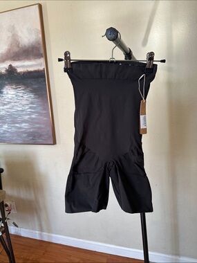 SKIMS SHEER SEAMLESS HIGH-WAISTED MID THIGH SHORT | ONYX size 2X